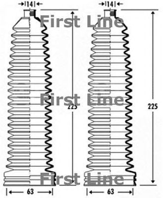 FIRST LINE fsg3337 -  Пыльник, рулевое управление